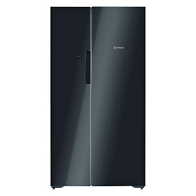 Bosch KAN92LB35 American Style Freestanding Fridge Freezer, A+ Energy Rating, 91cm Wide, Black Bosch KAN92LB35 American Style Freestanding Fridge Freezer, A+ Energy Rating, 91cm Wide, Black